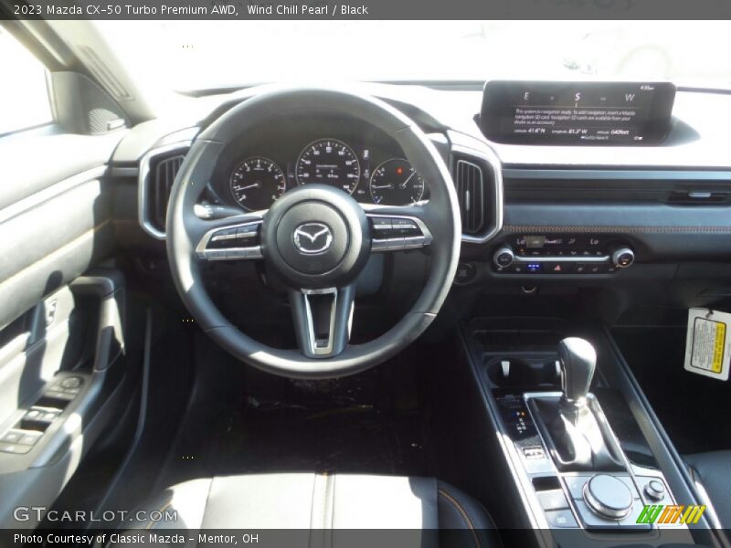 Wind Chill Pearl / Black 2023 Mazda CX-50 Turbo Premium AWD