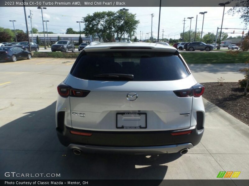 Wind Chill Pearl / Black 2023 Mazda CX-50 Turbo Premium AWD