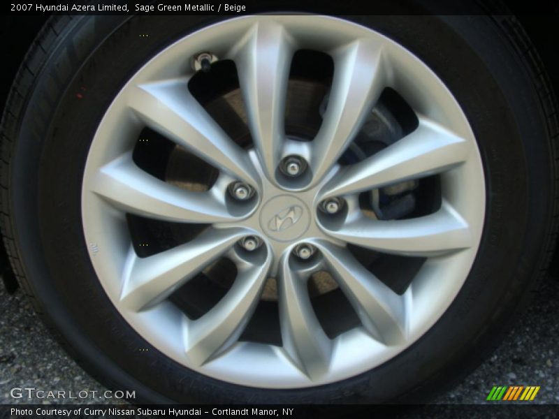 Sage Green Metallic / Beige 2007 Hyundai Azera Limited