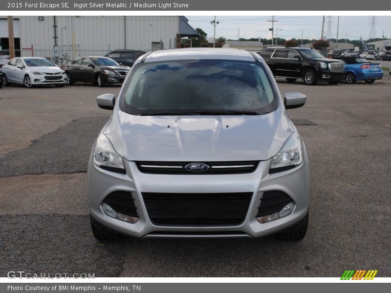 Ingot Silver Metallic / Medium Light Stone 2015 Ford Escape SE