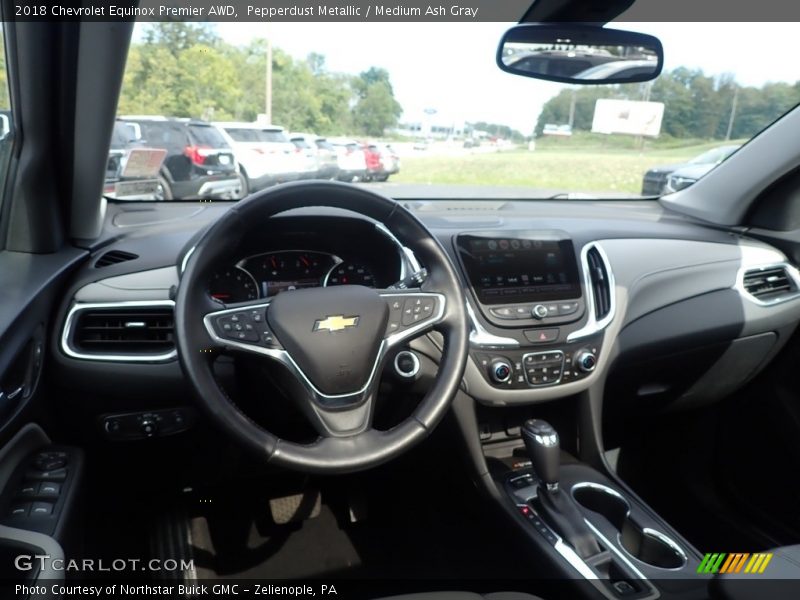 Pepperdust Metallic / Medium Ash Gray 2018 Chevrolet Equinox Premier AWD