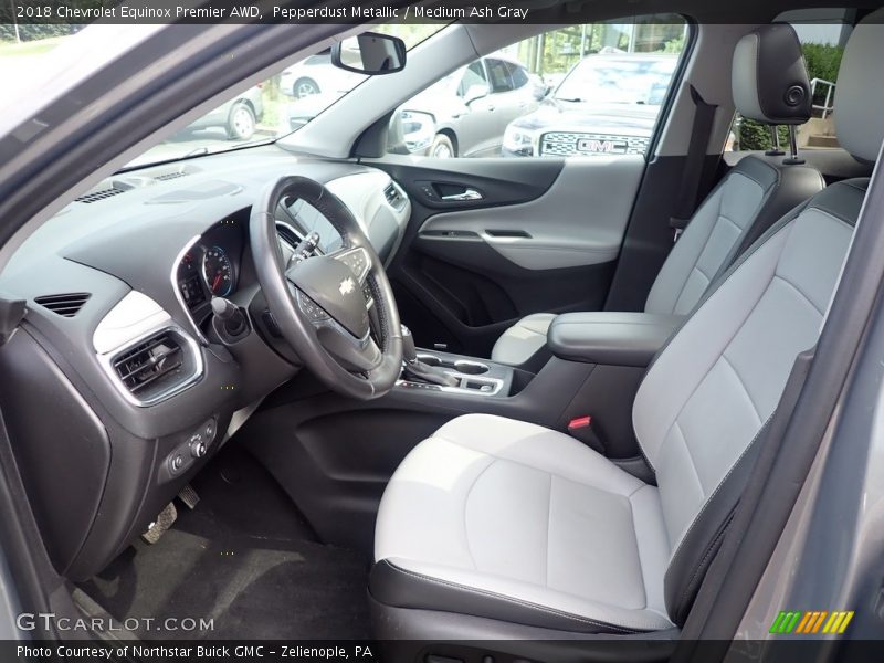 Pepperdust Metallic / Medium Ash Gray 2018 Chevrolet Equinox Premier AWD