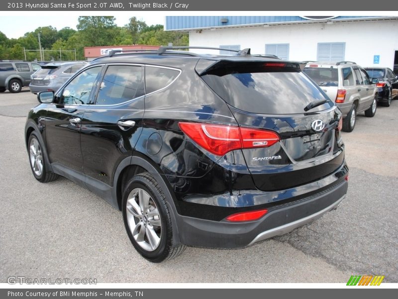 Twilight Black / Gray 2013 Hyundai Santa Fe Sport 2.0T AWD