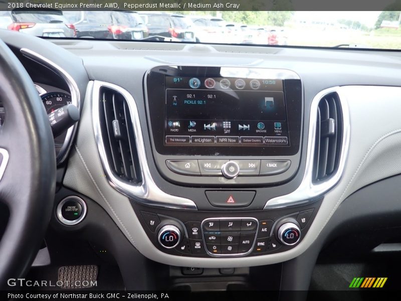 Pepperdust Metallic / Medium Ash Gray 2018 Chevrolet Equinox Premier AWD