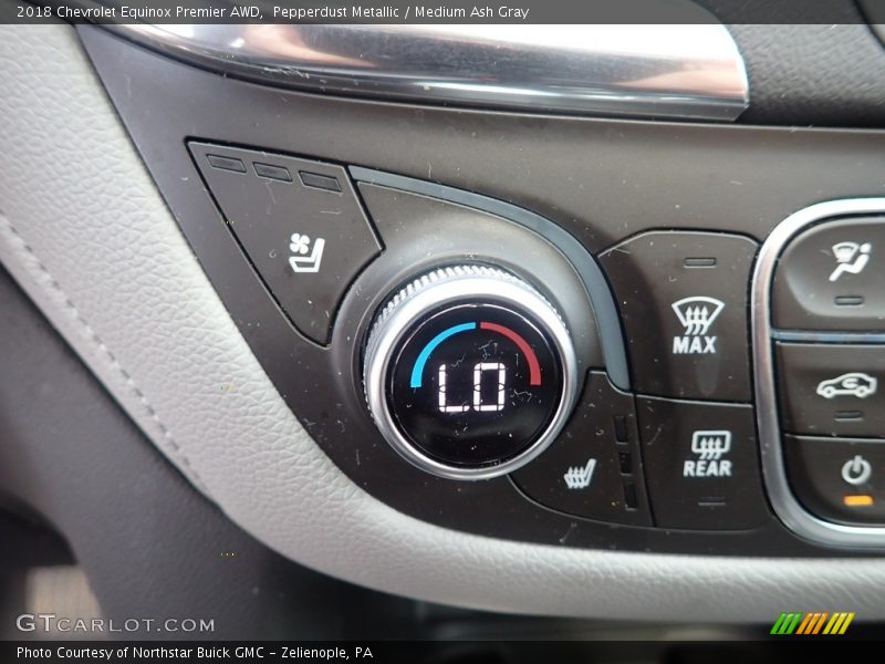 Pepperdust Metallic / Medium Ash Gray 2018 Chevrolet Equinox Premier AWD