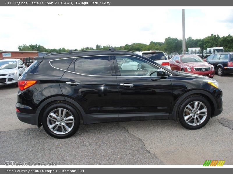 Twilight Black / Gray 2013 Hyundai Santa Fe Sport 2.0T AWD