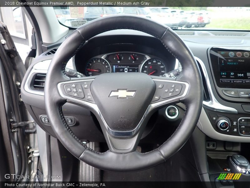 Pepperdust Metallic / Medium Ash Gray 2018 Chevrolet Equinox Premier AWD