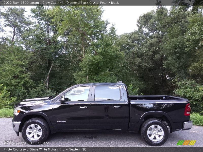 Diamond Black Crystal Pearl / Black 2022 Ram 1500 Laramie Crew Cab 4x4