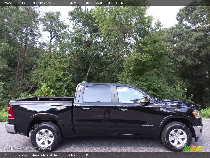 Diamond Black Crystal Pearl / Black 2022 Ram 1500 Laramie Crew Cab 4x4