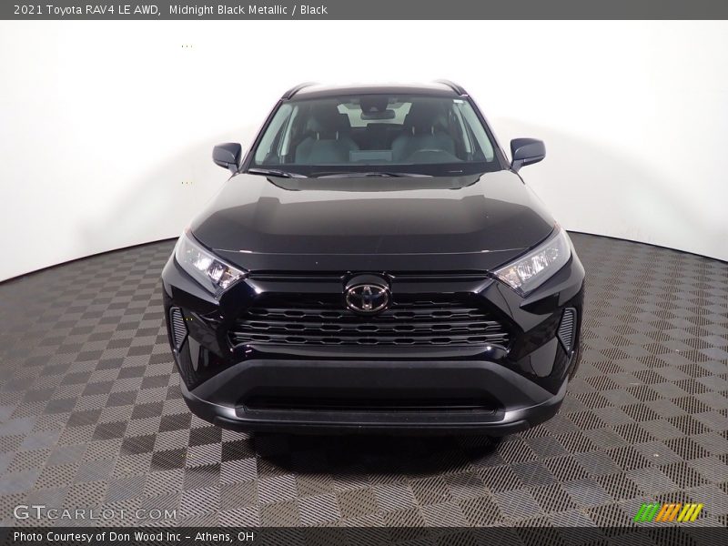 Midnight Black Metallic / Black 2021 Toyota RAV4 LE AWD