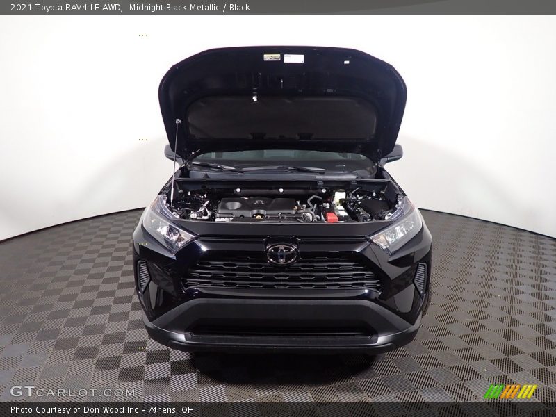Midnight Black Metallic / Black 2021 Toyota RAV4 LE AWD
