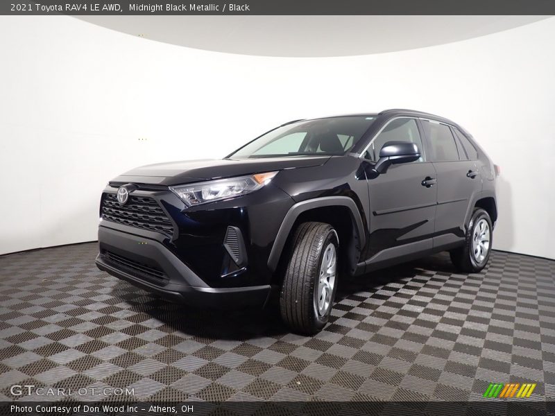 Midnight Black Metallic / Black 2021 Toyota RAV4 LE AWD