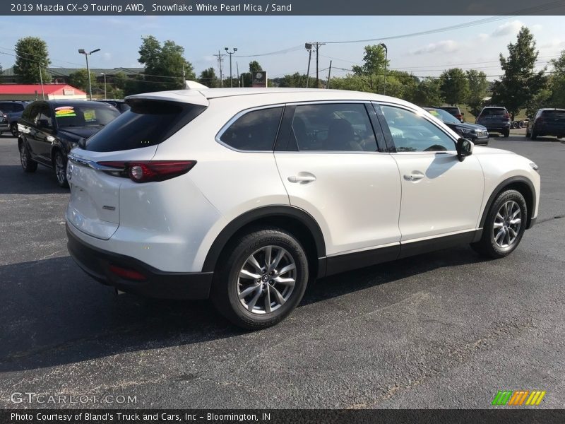 Snowflake White Pearl Mica / Sand 2019 Mazda CX-9 Touring AWD