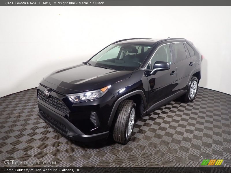 Midnight Black Metallic / Black 2021 Toyota RAV4 LE AWD