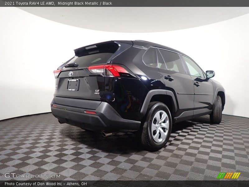 Midnight Black Metallic / Black 2021 Toyota RAV4 LE AWD
