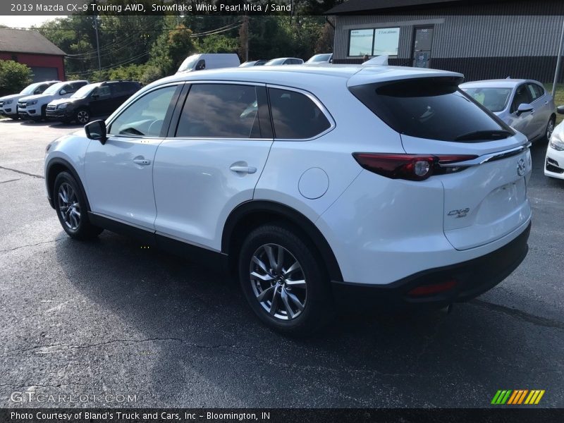 Snowflake White Pearl Mica / Sand 2019 Mazda CX-9 Touring AWD