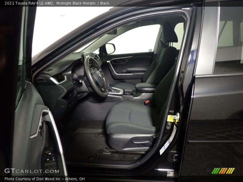 Midnight Black Metallic / Black 2021 Toyota RAV4 LE AWD