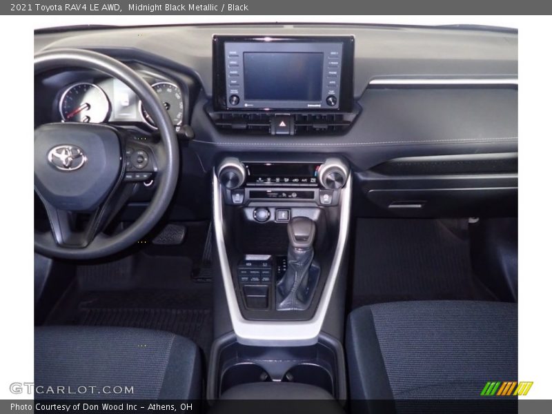 Midnight Black Metallic / Black 2021 Toyota RAV4 LE AWD