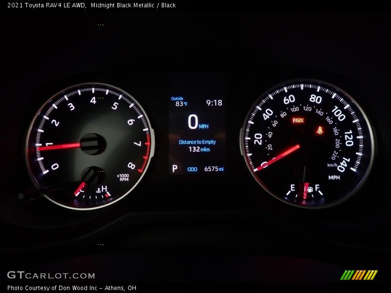 Midnight Black Metallic / Black 2021 Toyota RAV4 LE AWD