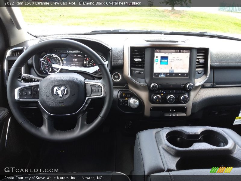 Diamond Black Crystal Pearl / Black 2022 Ram 1500 Laramie Crew Cab 4x4
