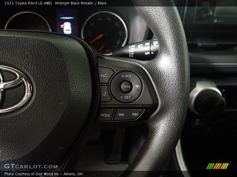 Midnight Black Metallic / Black 2021 Toyota RAV4 LE AWD