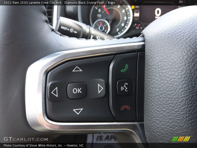 Diamond Black Crystal Pearl / Black 2022 Ram 1500 Laramie Crew Cab 4x4