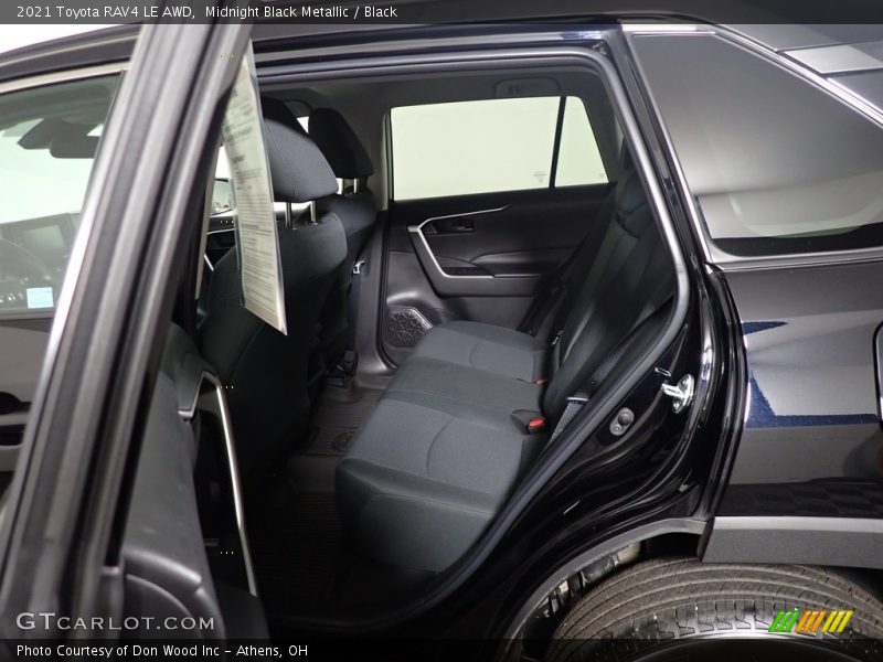 Midnight Black Metallic / Black 2021 Toyota RAV4 LE AWD