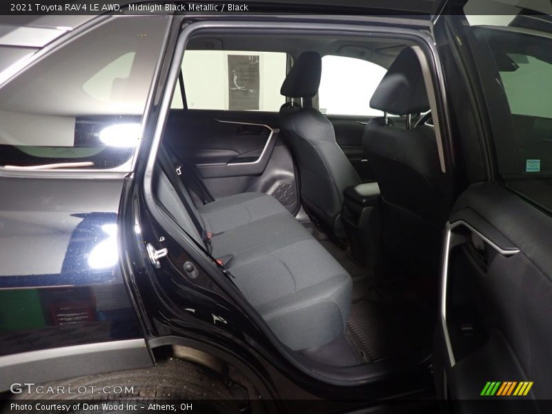 Midnight Black Metallic / Black 2021 Toyota RAV4 LE AWD
