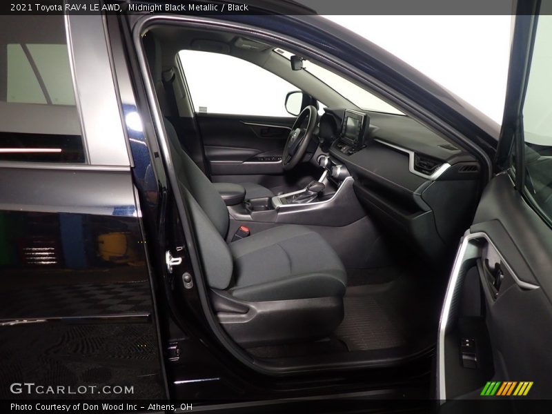 Midnight Black Metallic / Black 2021 Toyota RAV4 LE AWD