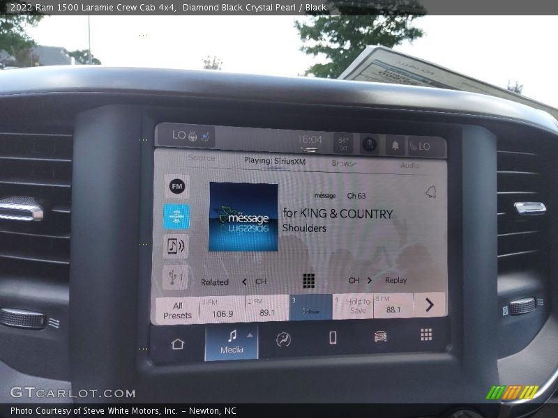 Diamond Black Crystal Pearl / Black 2022 Ram 1500 Laramie Crew Cab 4x4