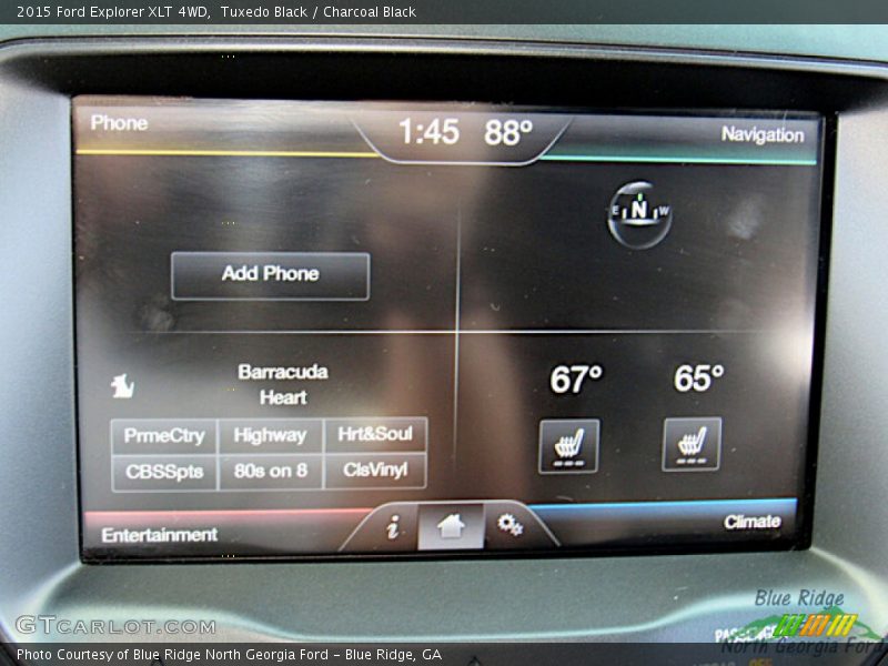 Tuxedo Black / Charcoal Black 2015 Ford Explorer XLT 4WD