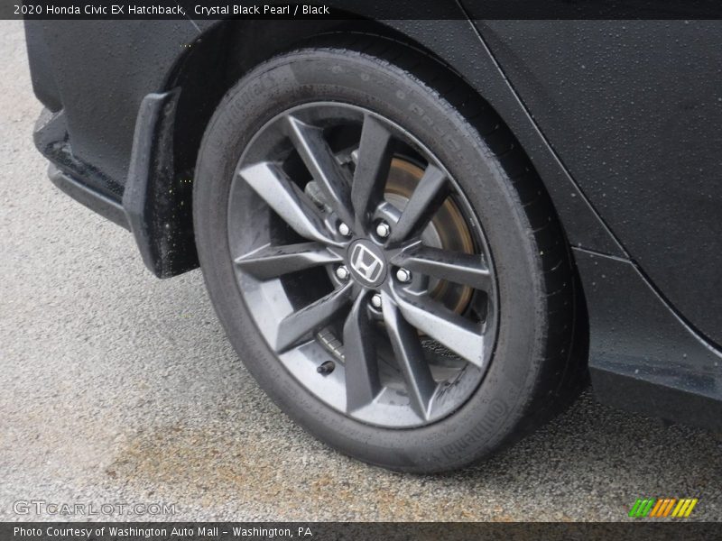 Crystal Black Pearl / Black 2020 Honda Civic EX Hatchback