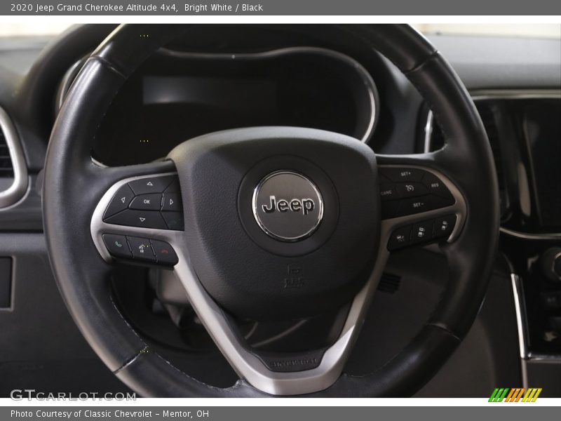 Bright White / Black 2020 Jeep Grand Cherokee Altitude 4x4