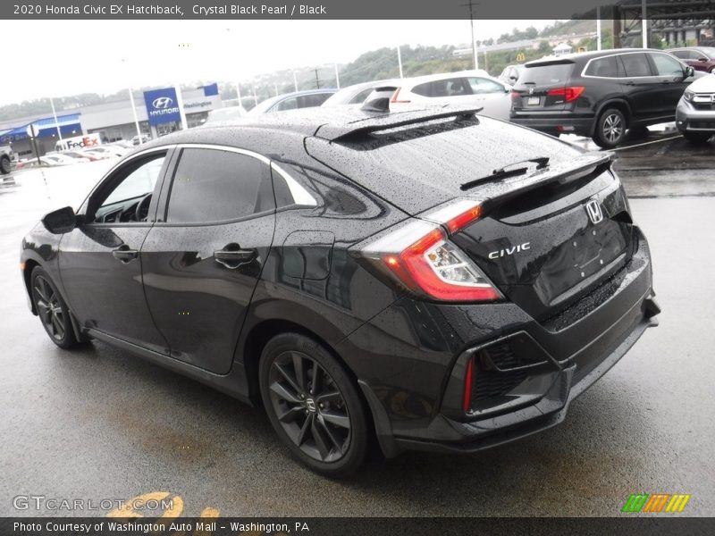 Crystal Black Pearl / Black 2020 Honda Civic EX Hatchback