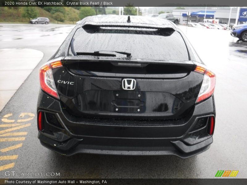 Crystal Black Pearl / Black 2020 Honda Civic EX Hatchback