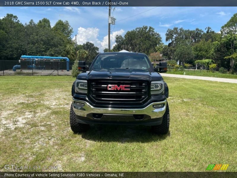 Onyx Black / Cocoa/­Dune 2018 GMC Sierra 1500 SLT Crew Cab 4WD