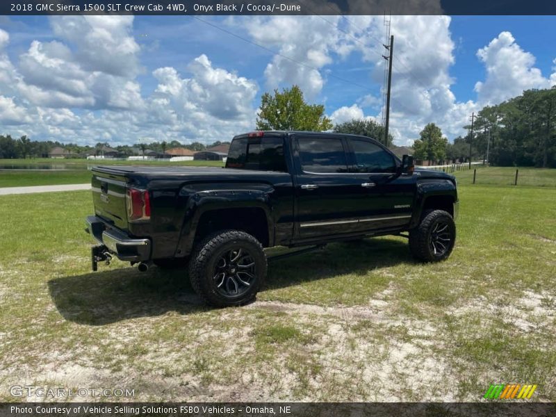 Onyx Black / Cocoa/­Dune 2018 GMC Sierra 1500 SLT Crew Cab 4WD