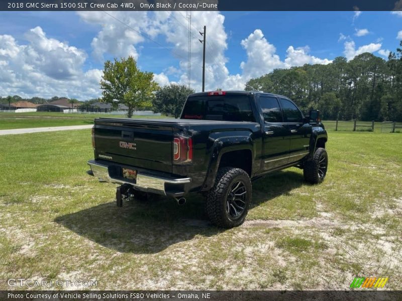 Onyx Black / Cocoa/­Dune 2018 GMC Sierra 1500 SLT Crew Cab 4WD