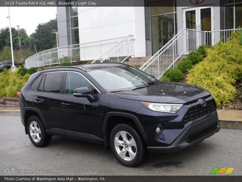 Blueprint / Light Gray 2019 Toyota RAV4 XLE AWD