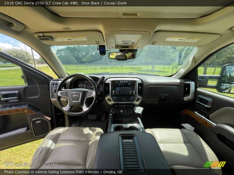 Onyx Black / Cocoa/­Dune 2018 GMC Sierra 1500 SLT Crew Cab 4WD