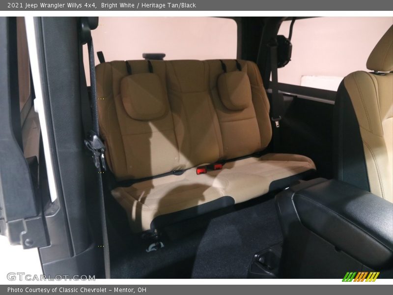Bright White / Heritage Tan/Black 2021 Jeep Wrangler Willys 4x4