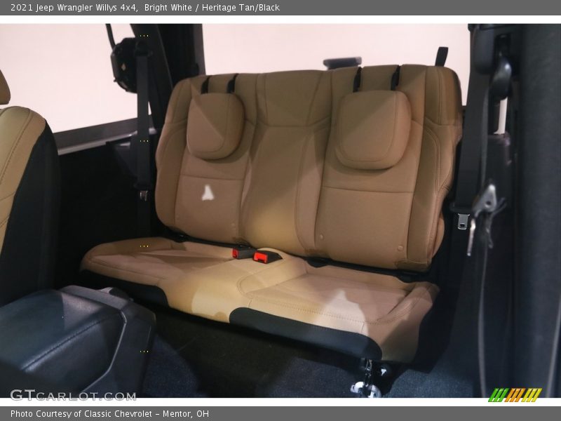 Bright White / Heritage Tan/Black 2021 Jeep Wrangler Willys 4x4