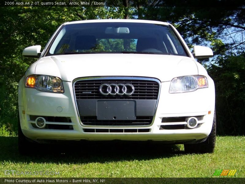 Arctic White / Ebony 2006 Audi A4 2.0T quattro Sedan