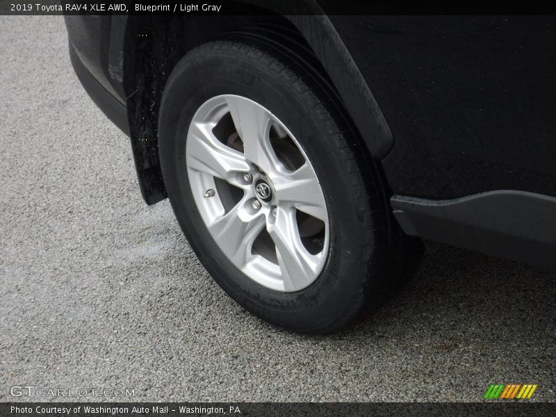 Blueprint / Light Gray 2019 Toyota RAV4 XLE AWD