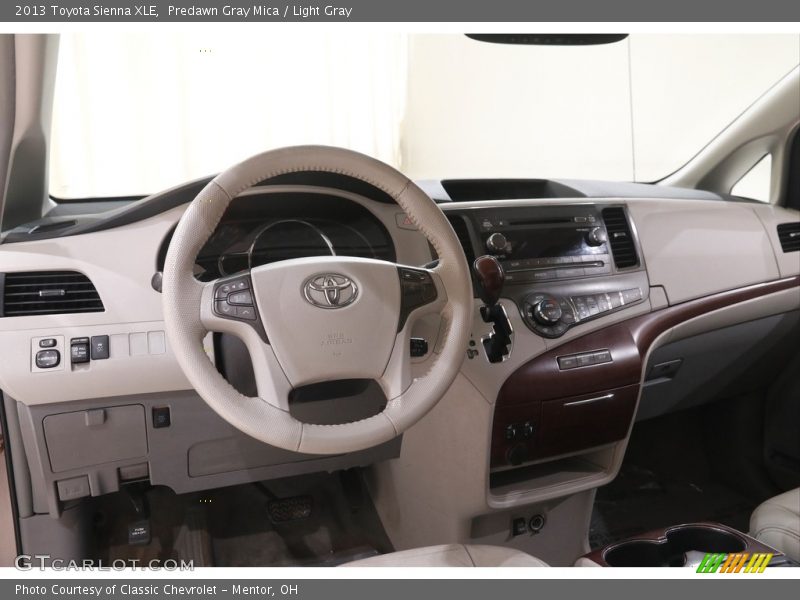 Predawn Gray Mica / Light Gray 2013 Toyota Sienna XLE