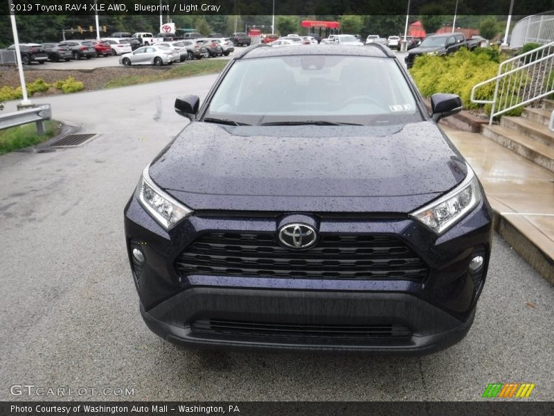 Blueprint / Light Gray 2019 Toyota RAV4 XLE AWD