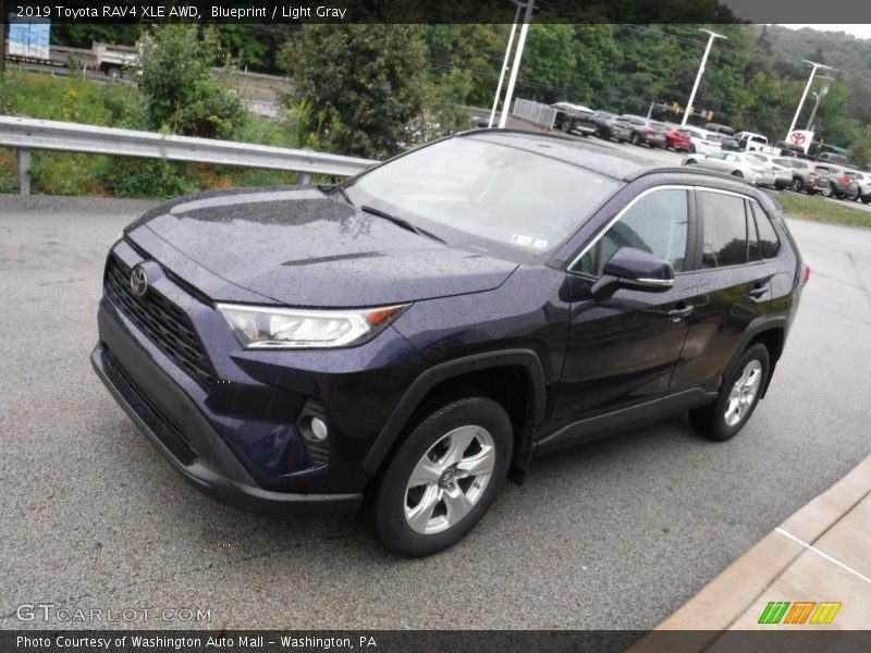 Blueprint / Light Gray 2019 Toyota RAV4 XLE AWD