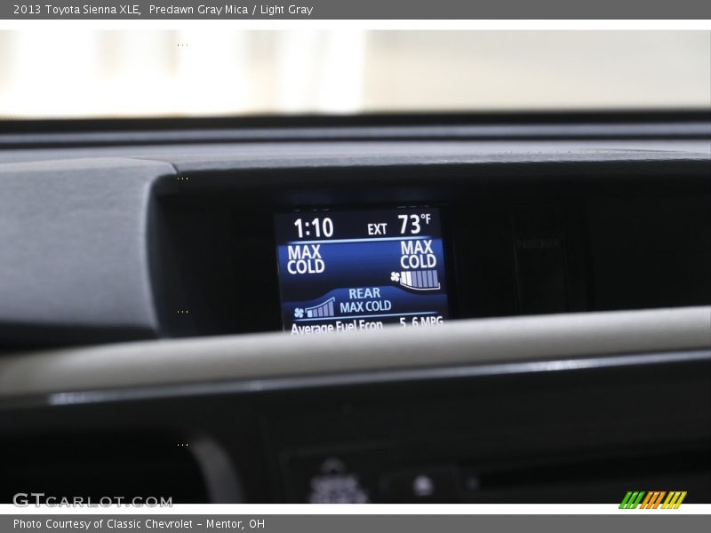 Predawn Gray Mica / Light Gray 2013 Toyota Sienna XLE