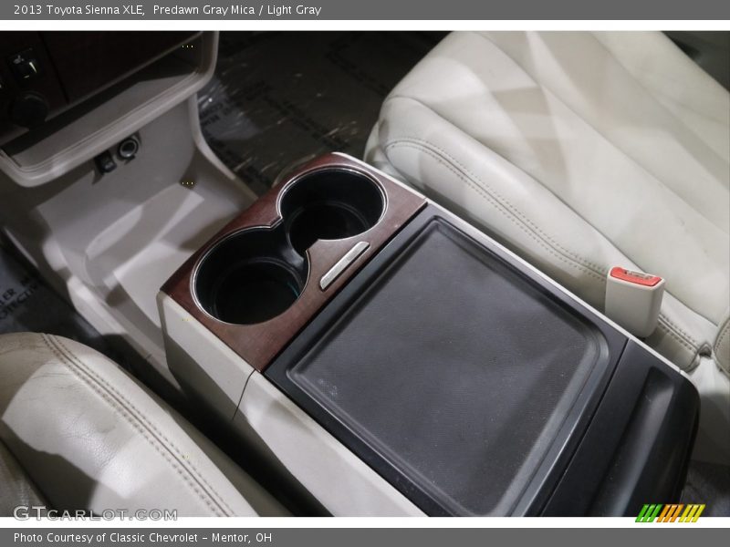 Predawn Gray Mica / Light Gray 2013 Toyota Sienna XLE