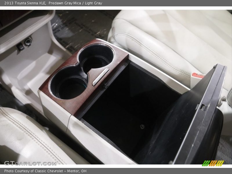 Predawn Gray Mica / Light Gray 2013 Toyota Sienna XLE